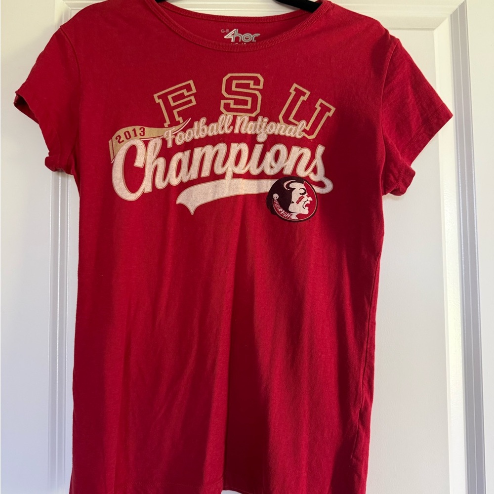 FSU Football National Champions Red T-Shirt